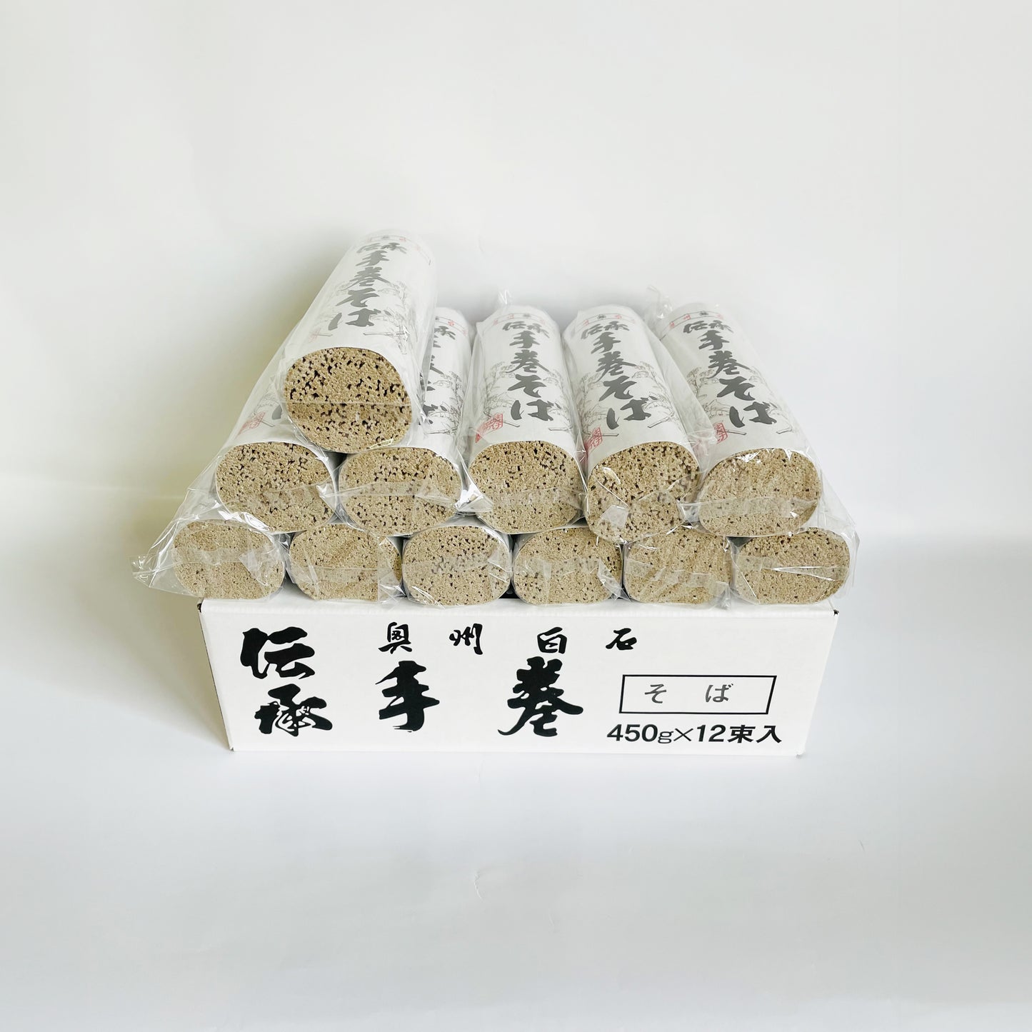 伝承手巻きそば 450g