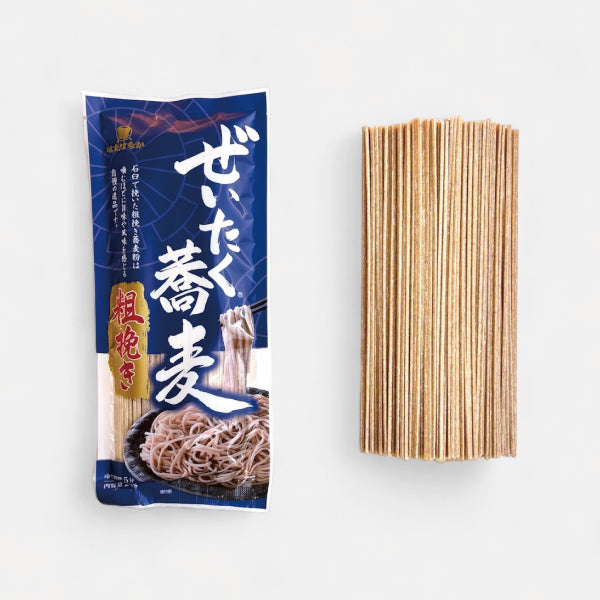初回限定送料無料　ぜいたく蕎麦　粗挽き ８袋セット