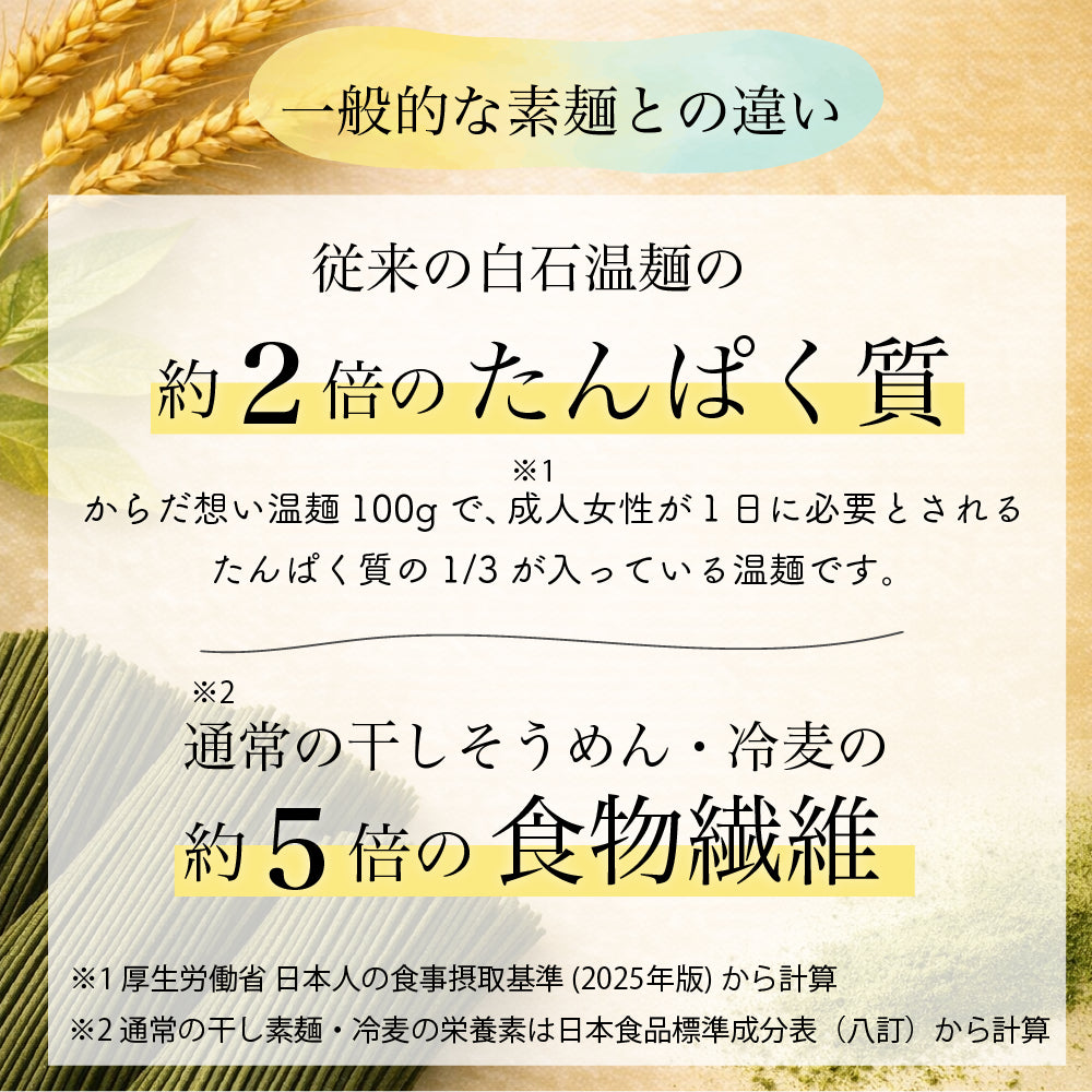 からだ想い温麺３袋セット１０％OFF　さらに送料無料！！